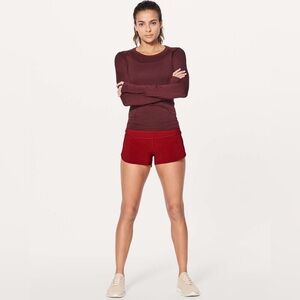 Lululemon Speed up Low rise lined shorts